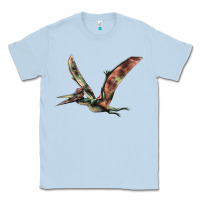 Dusty Blue Pteranodon Classic Tee - LillyAllenDesigns