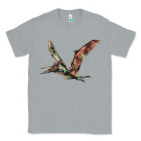 Heather Grey Pteranodon Classic Tee - LillyAllenDesigns