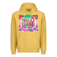 Antique Gold Fight Cancer in all colors Premium Hoodie - NancyCooperArtShop