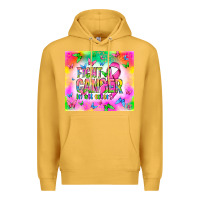 Mustard Fight Cancer in all colors Premium Hoodie - NancyCooperArtShop