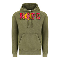 Vintage Olive hope sunflower and ribbon Vintage Hoodie - AdoDesignShop
