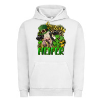 Pigment Lunar Rock One lucky Heifer Urban Hoodie - CowGirlArtShop