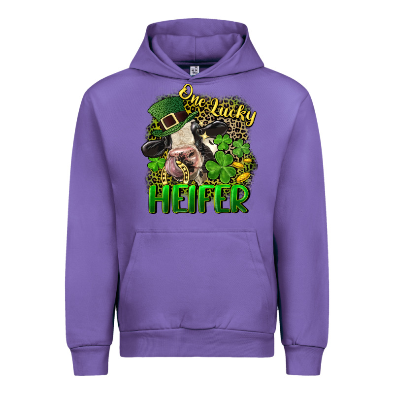One Lucky Heifer Urban Hoodie by CowGirlArtShop | Teevron