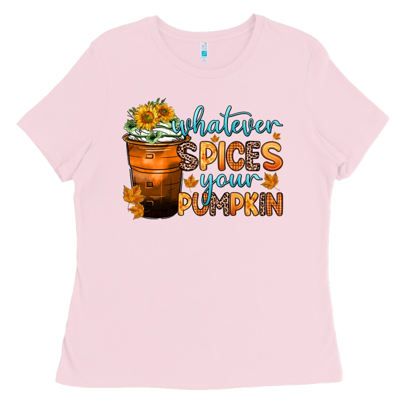 Whatever Spices Your Pumpkin Ladies Tee by Zillion Design Studio | Teevron