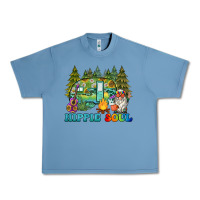 Pebble Blue hippie soul camping Urban Heavy Tee - BarkalooDesign