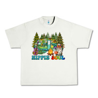 Pistachio hippie soul camping Urban Heavy Tee - BarkalooDesign
