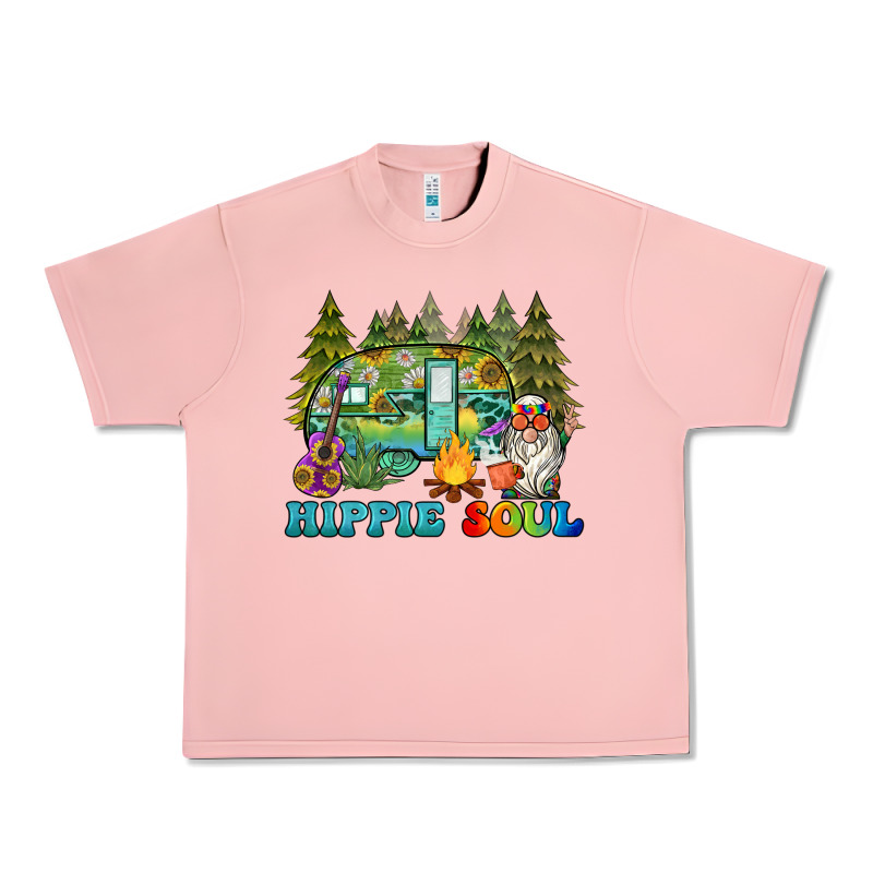 Hippie Soul Camping Urban Heavy Tee by BarkalooDesign | Teevron