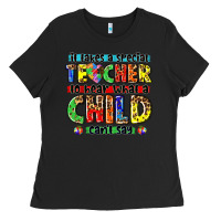 Black it takes a special teacher to hear what a child cant say tbw Ladies Tee - texasbilliewilder