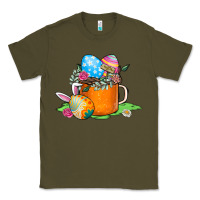 Army Green Easter Coffee Classic Tee - CowhideDigitalArt