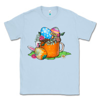 Dusty Blue Easter Coffee Classic Tee - CowhideDigitalArt