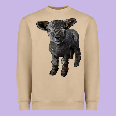 Southdown Baby Sheep Heavyweight Sweatshirt Designed By Lillyallendesigns