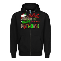 Black jolliest bunch of assholes this side of the nuthou Zipper Hoodie - MaliasSmallBusiness