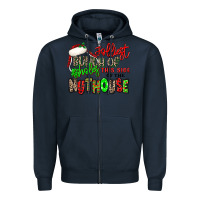 Navy jolliest bunch of assholes this side of the nuthou Zipper Hoodie - MaliasSmallBusiness