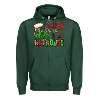 Sports Green jolliest bunch of assholes this side of the nuthou Zipper Hoodie - MaliasSmallBusiness