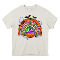 Cream halloween rainbow Heavy Core Tee - Zillion Design Studio