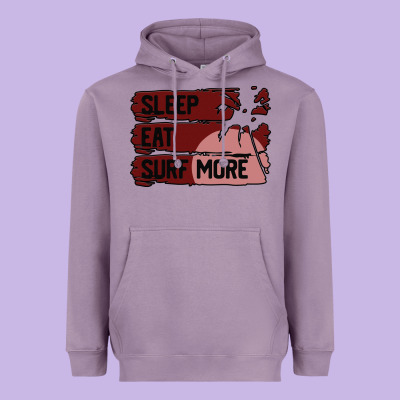 Surf, Sleep, Eat Heavyweight Hoodie Designed By Bettercallsaul