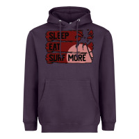 Plum surf, sleep, eat Heavyweight Hoodie - Bettercallsaul