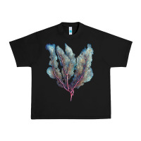 Black Venus Fan Sea Coral Urban Heavy Tee - LillyAllenDesigns