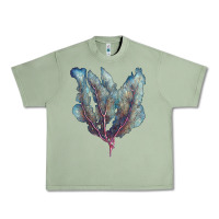 Oil Green Venus Fan Sea Coral Urban Heavy Tee - LillyAllenDesigns