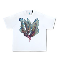 White Venus Fan Sea Coral Urban Heavy Tee - LillyAllenDesigns