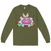 Army Green hip hop easter Long Sleeve Tee - MaliasSmallBusiness