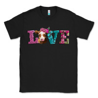 Black love with guernsey cow Classic Tee - AdoDesignShop