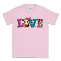 Bubblegum Pink love with guernsey cow Classic Tee - AdoDesignShop