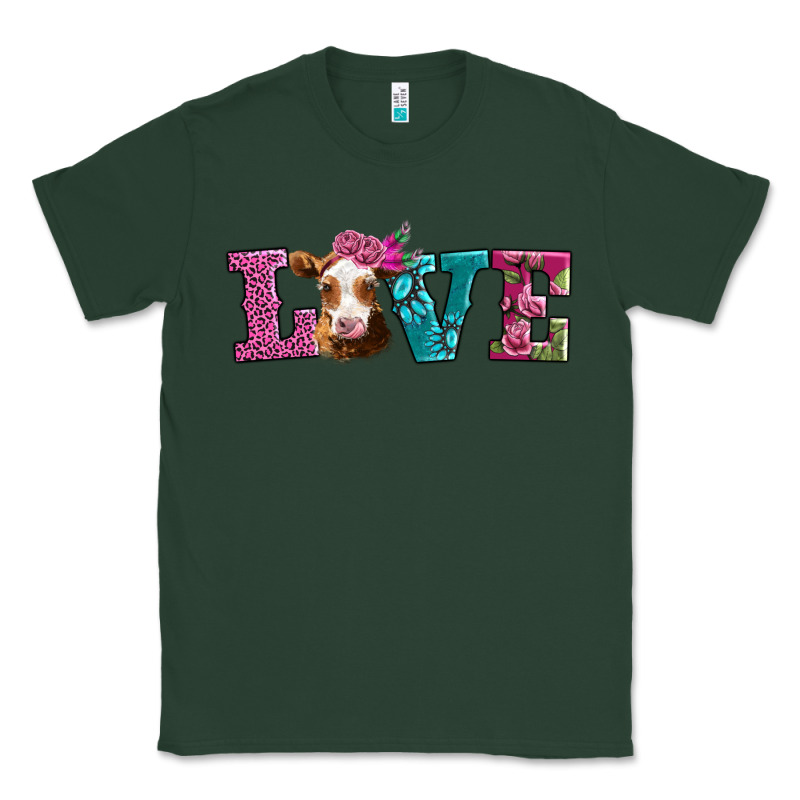 Love With Guernsey Cow Classic Tee by AdoDesignShop | Teevron