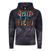 Cloud Black my heart is on that field football Vintage Hoodie - RanaPortraitStore