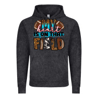 Vintage Black my heart is on that field football Vintage Hoodie - RanaPortraitStore