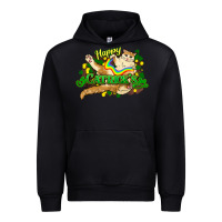 Black St. Patrick's Day cat Urban Hoodie - HowdyJamesFarm