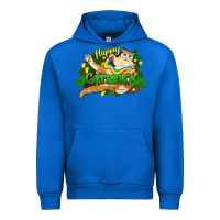 Cobalt St. Patrick's Day cat Urban Hoodie - HowdyJamesFarm