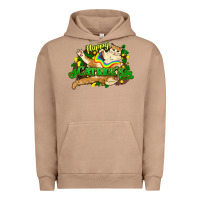 Pigment Burro St. Patrick's Day cat Urban Hoodie - HowdyJamesFarm