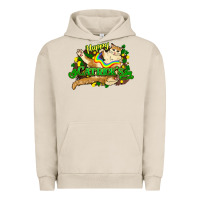 Pigment French Oak St. Patrick's Day cat Urban Hoodie - HowdyJamesFarm