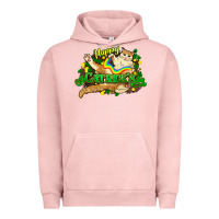 Pigment Salmon St. Patrick's Day cat Urban Hoodie - HowdyJamesFarm