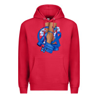 Cardinal Colon Cancer diva blue ribbon Premium Hoodie - NancyCooperArtShop