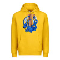 Lemon Colon Cancer diva blue ribbon Premium Hoodie - NancyCooperArtShop
