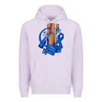 Lilac Colon Cancer diva blue ribbon Premium Hoodie - NancyCooperArtShop