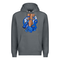 Rock Colon Cancer diva blue ribbon Premium Hoodie - NancyCooperArtShop