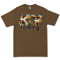 Cacao kentucky state cowhide serape cactus Premium Tee - RanaPortraitStore