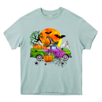 Arona halloween farm truck Heavy Core Tee - Zillion Design Studio