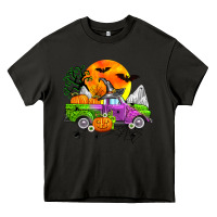 Asphalt halloween farm truck Heavy Core Tee - Zillion Design Studio