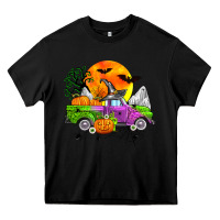 Black halloween farm truck Heavy Core Tee - Zillion Design Studio