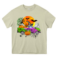 Mossy halloween farm truck Heavy Core Tee - Zillion Design Studio