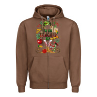 Chestnut im teacher elf Zipper Hoodie - MaliasSmallBusiness