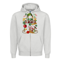 Dove Grey im teacher elf Zipper Hoodie - MaliasSmallBusiness