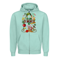 Seafoam im teacher elf Zipper Hoodie - MaliasSmallBusiness