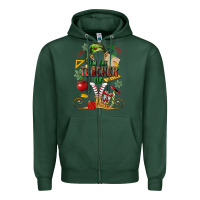 Sports Green im teacher elf Zipper Hoodie - MaliasSmallBusiness