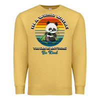 Antique Gold In a world where you can be anything be kind Premium Sweatshirt - Bettercallsaul