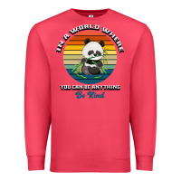 Cardinal In a world where you can be anything be kind Premium Sweatshirt - Bettercallsaul
